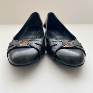 Salvatore Ferragamo Riola black Ballerina Flats Size 8.5 2A